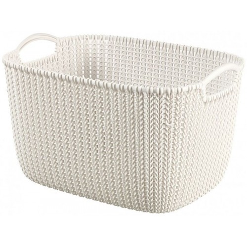 CURVER KNIT L 19L Košík 40 x 30 x 23 cm krémový 03670-X64 CURVER KNIT L 19L Košík 40 x 30 x 23 cm krémový 03670-X64