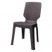 KETER plastové křeslo T-CHAIR hnědé 97/44