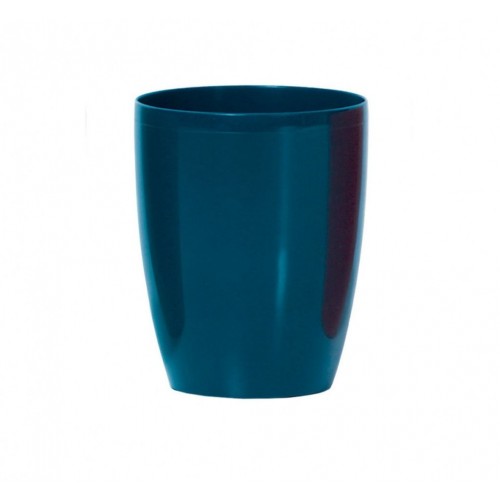 PROSPERPLAST COUBI Květináč vysoký 18,3 cm, aquamarine DUOW160