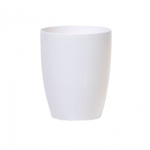 PROSPERPLAST COUBI Květináč vysoký 18,3 cm, bílá DUOW160 PROSPERPLAST COUBI Květináč vysoký 18,3 cm, bílá DUOW160