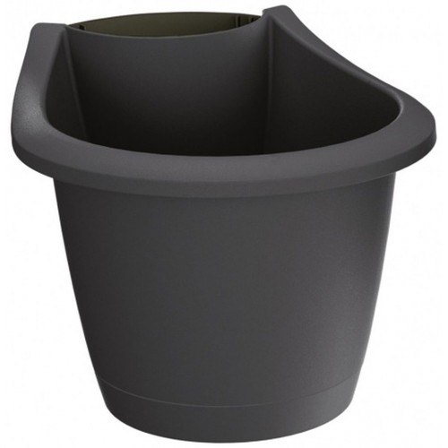 Prosperplast RESPANA BELT Květináč na okap 21,7 cm, antracit DRER220 Prosperplast RESPANA BELT Květináč na okap 21,7 cm, antracit DRER220