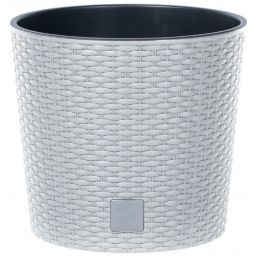 Prosperplast RATO ROUND Květináč 30cm, 15l, bílý DRTUS300L Prosperplast RATO ROUND Květináč 30cm, 15l, bílý DRTUS300L