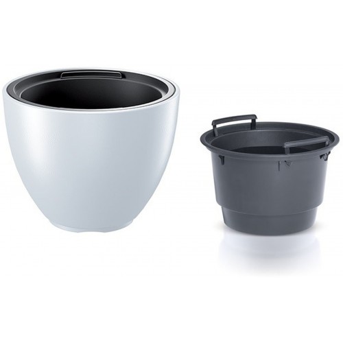 Prosperplast HEOS Květináč s vkladem 39,5cm, bílá DBHEM400 Prosperplast HEOS Květináč s vkladem 39,5cm, bílá DBHEM400