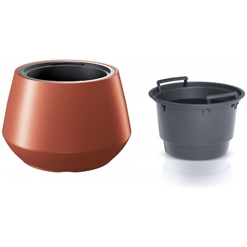 Prosperplast HEOS Květináč s vkladem 43,6cm, měď DMHET440