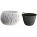 Prosperplast SANDY Bowl květináč 24cm, 2,3l, bílá DSK240