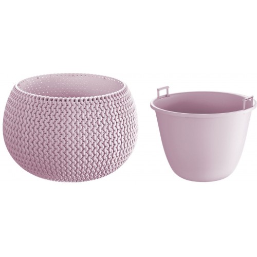 Prosperplast SPLOFY Bowl květináč 29cm, 3,9l, světle fialový DKSP290