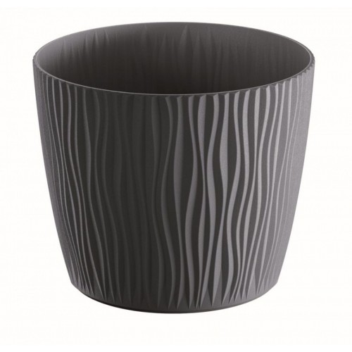 Prosperplast SANDY Květináč 16,8 cm, antracit DSY170 Prosperplast SANDY Květináč 16,8 cm, antracit DSY170