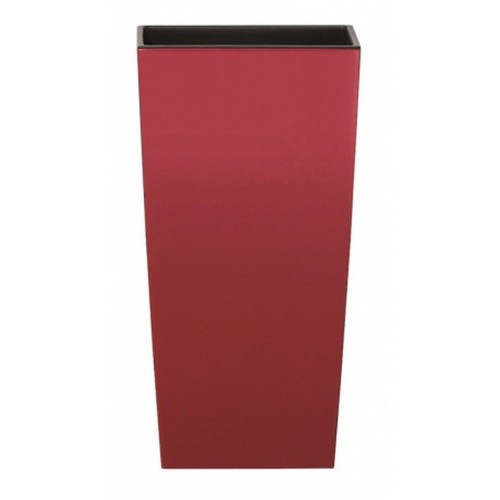 PROSPERPLAST URBI SQUARE Květináč 3/7,2l, bordo DURS170