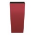 PROSPERPLAST URBI SQUARE Květináč 3/7,2l, bordo DURS170