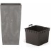 Prosperplast URBI SQUARE EFFECT Květináč 26,5 cm, marengo DURS265E