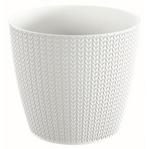 Prosperplast WHEATY Květináč 12,8 cm, bílá DWH130 Prosperplast WHEATY Květináč 12,8 cm, bílá DWH130