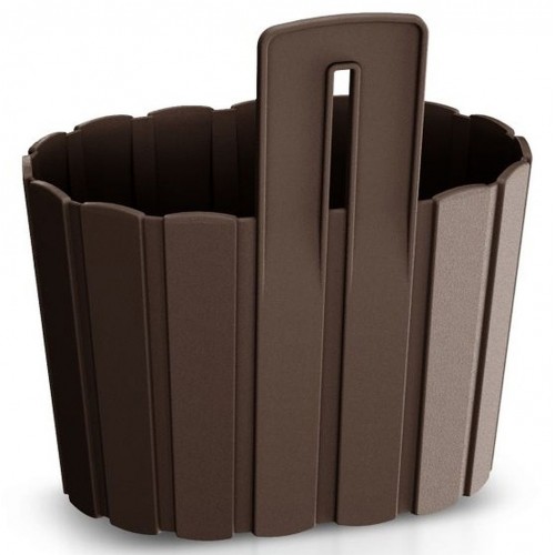 PROSPERPLAST BOARDEE WALL Květináč závěsný 19,4 cm, hnědá DDES200 PROSPERPLAST BOARDEE WALL Květináč závěsný 19,4 cm, hnědá DDES200