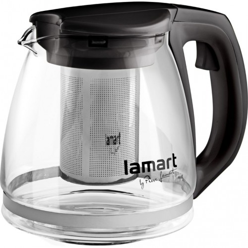 LAMART VERRE LT7025 konvice skleněná 1,1l černá 42002257 LAMART VERRE LT7025 konvice skleněná 1,1l černá 42002257