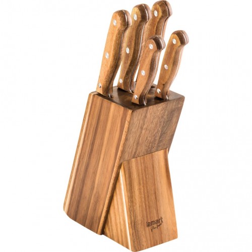 LAMART WOOD LT2080 set 5 nožů v bloku 42002449