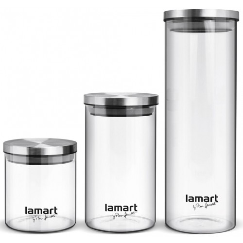 LAMART LT6025 Set 3 dóz kulatých PEUT 42003320 LAMART LT6025 Set 3 dóz kulatých PEUT 42003320