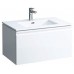 LAUFEN PRO S Umyvadlo se skříňkou 80x50 cm, se zásuvkou, grafit mat 8.6096.3.480.104.1