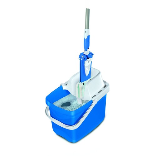 LEIFHEIT Leifheit sada Combi Clean mop+vědro, modrá 55326 LEIFHEIT Leifheit sada Combi Clean mop+vědro, modrá 55326