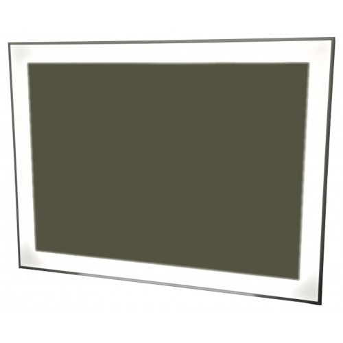 SAPHO LUMINAR zrcadlo v rámu s LED osvětlením 1200x550mm, chrom NL560