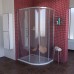 POLYSAN LUCIS LINE čtvrtkruhová sprchová zástěna 1000x800mm, levá