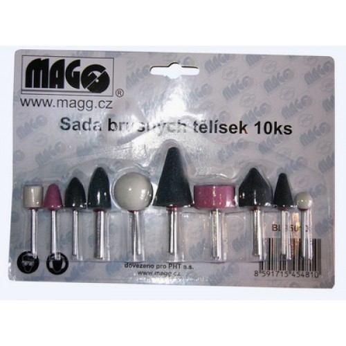 MAGG Sada brusných tělísek 10 ks BL95010 MAGG Sada brusných tělísek 10 ks BL95010