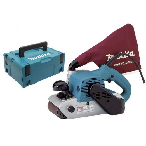 MAKITA 9403J Pásová bruska Rozměry brusného pásu :100x610mm / Příkon: 1 200W, Makpac