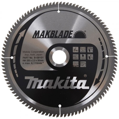 MAKITA B-09101 Pilový kotouč 250x30mm 100Z MAKITA B-09101 Pilový kotouč 250x30mm 100Z