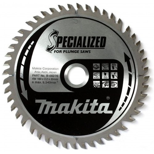 MAKITA B-09276 Pilový kotouč 160x20mm 48T MAKITA B-09276 Pilový kotouč 160x20mm 48T