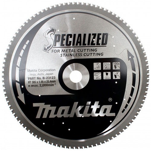 MAKITA B-23123 Pilový kotouč 305x25,4mm 100Z MAKITA B-23123 Pilový kotouč 305x25,4mm 100Z