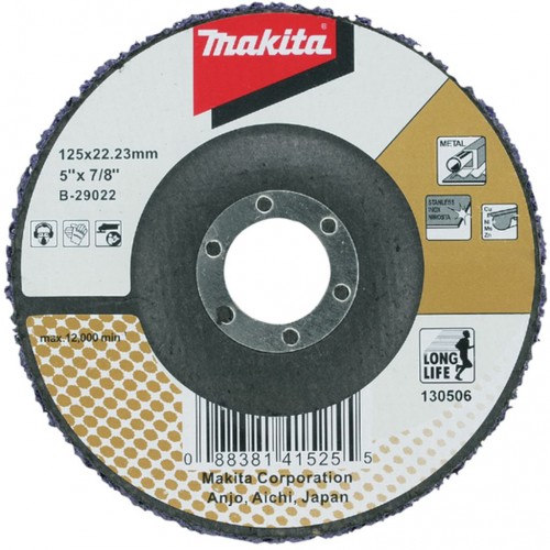 MAKITA B-29022 LongLife vybrušovací kotouč 125mm B-29022 MAKITA B-29022 LongLife vybrušovací kotouč 125mm B-29022