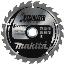 MAKITA B-62985 Pilový kotouč Efficut 165x1,4x20mm 25Z= new B-62991