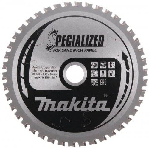 MAKITA B-63133 pilový kotouč na sendvič 165x20mm 42T=old B-63133 MAKITA B-63133 pilový kotouč na sendvič 165x20mm 42T=old B-63133