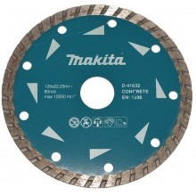 MAKITA D-41632 Turbo řezný diamantový kotouč 125x2,5x22,23mm