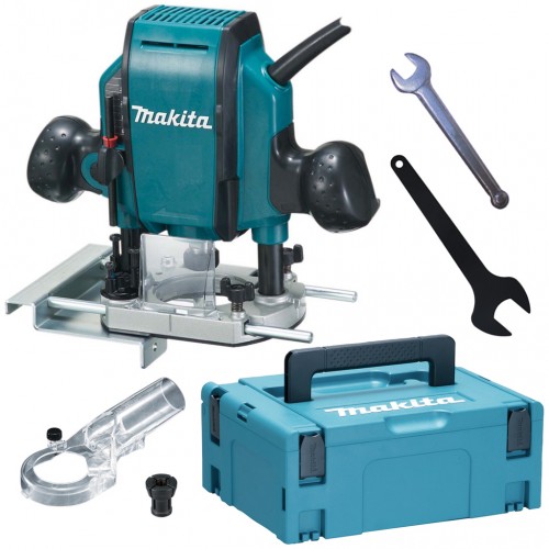MAKITA RP0900J Vrchní frézka (900W/6-8mm) Makpac MAKITA RP0900J Vrchní frézka (900W/6-8mm) Makpac