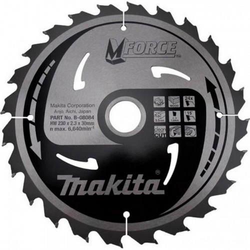 MAKITA pilový kotouč 230x30mm 24 Z B-08084 MAKITA pilový kotouč 230x30mm 24 Z B-08084