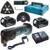 MAKITA DTM51RFJX1 Aku MultiTool + příslušenství Li-ion (18V / 2 x 3,0Ah) Makpac
