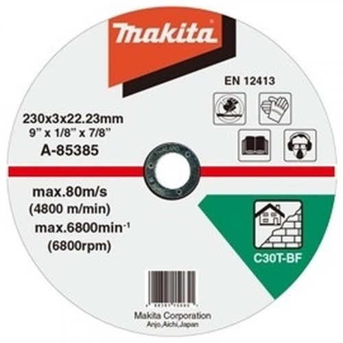 MAKITA A-85385 řezný kotouč 230x3x22mm kámen MAKITA A-85385 řezný kotouč 230x3x22mm kámen