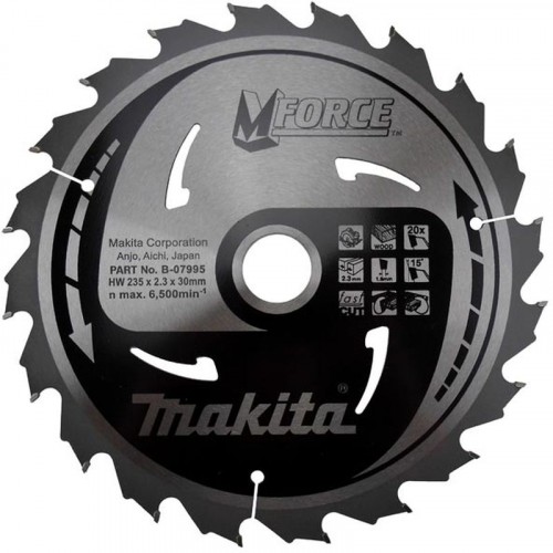 MAKITA pilový kotouč 235x30mm 20T B-07995 MAKITA pilový kotouč 235x30mm 20T B-07995