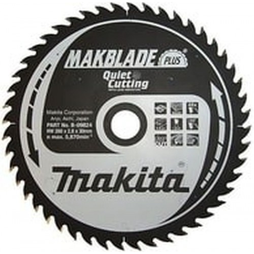 MAKITA B-08763 Pilový kotouč na dřevo 255x30mm 72 Z MAKITA B-08763 Pilový kotouč na dřevo 255x30mm 72 Z