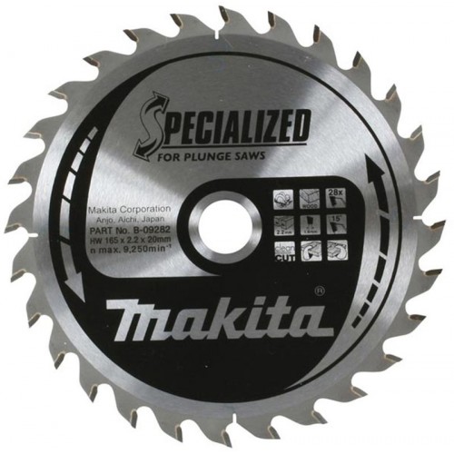 MAKITA B-09307 pilový kotouč 165x20mm 56T