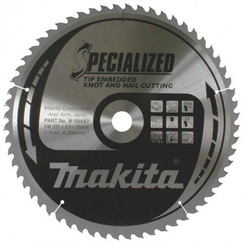 MAKITA pilový kotouč 355x30mm 60T B-09547 MAKITA pilový kotouč 355x30mm 60T B-09547