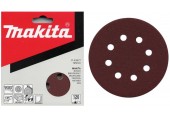 MAKITA P-43549 Brusný papír suchý zip 125mm 8 děr K60, 10ks = old P-00480