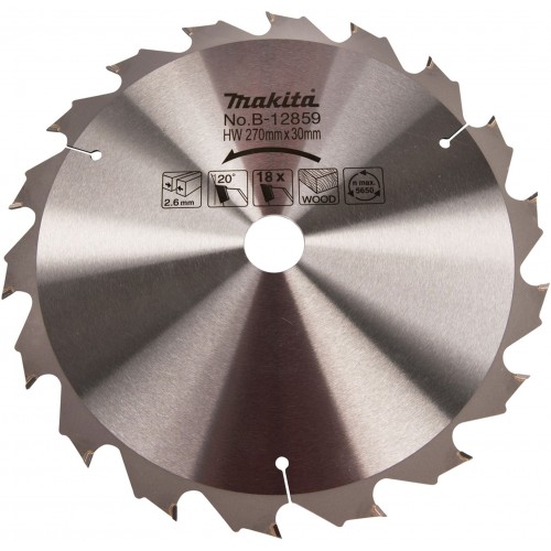 MAKITA B-12859 Pilový kotouč 270x30mm 18Z MAKITA B-12859 Pilový kotouč 270x30mm 18Z