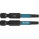 MAKITA B-63775 Torzní bit 1/4" Impact Black T15, 50mm/2ks