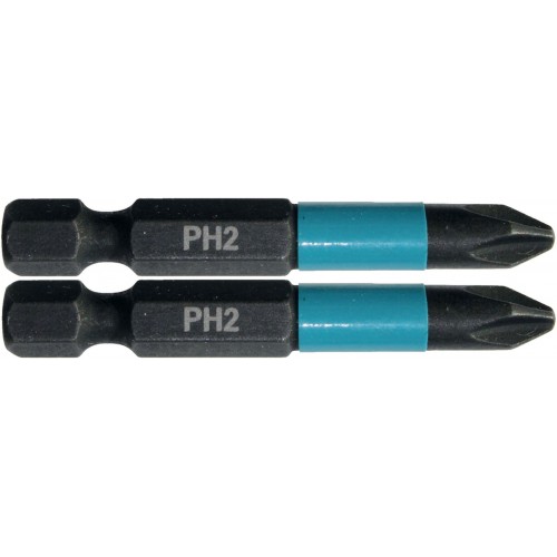 MAKITA B-63725 Torzní bit 1/4" Impact Black PH2, 50mm 2 ks MAKITA B-63725 Torzní bit 1/4" Impact Black PH2, 50mm 2 ks