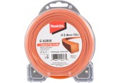 MAKITA E-02808 Struna nylonová SQUER TRIM Plus, 2,4mm, 15m, oranžová, hranatá