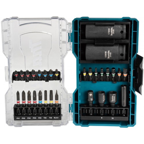 MAKITA E-07060 sada bitů a šroubovacích nástavců 30ks MAKITA E-07060 sada bitů a šroubovacích nástavců 30ks