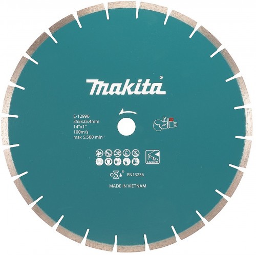 MAKITA E-23226 Diamantový kotouč na beton 355x25,4mm