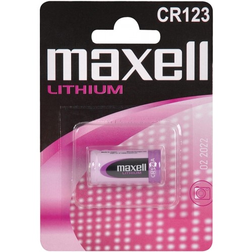 MAXELL Fotolithiová baterie LCR-123A 3V 35009667 MAXELL Fotolithiová baterie LCR-123A 3V 35009667
