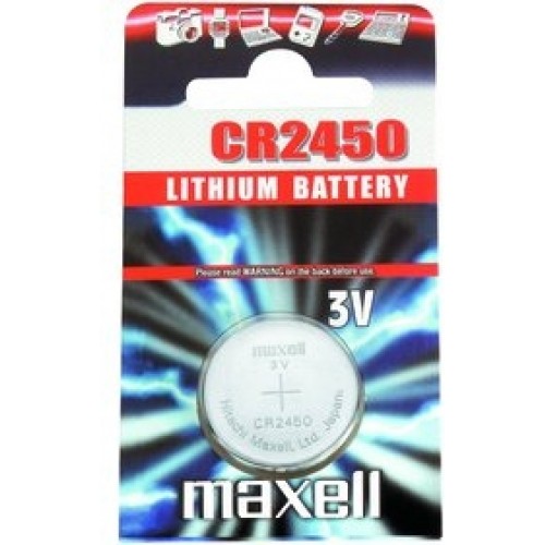 MAXELL Lithiová mincová baterie CR 2450 3V 35023695 MAXELL Lithiová mincová baterie CR 2450 3V 35023695
