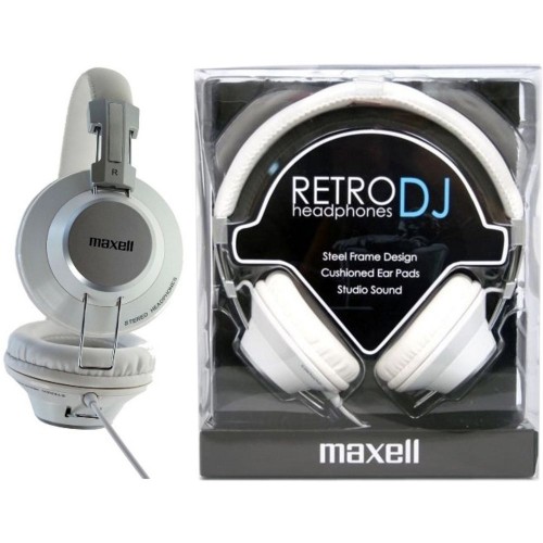 MAXELL 303517 RETRO DJ WHITE Sluchátka 35042345